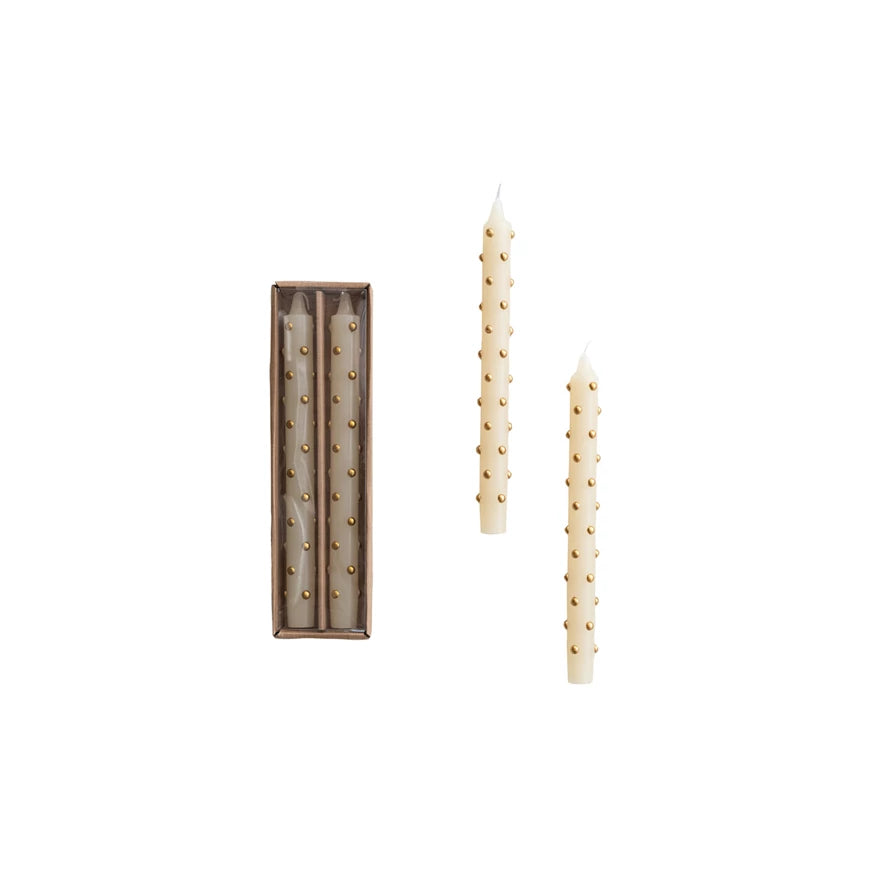 Dotted Taper Candles