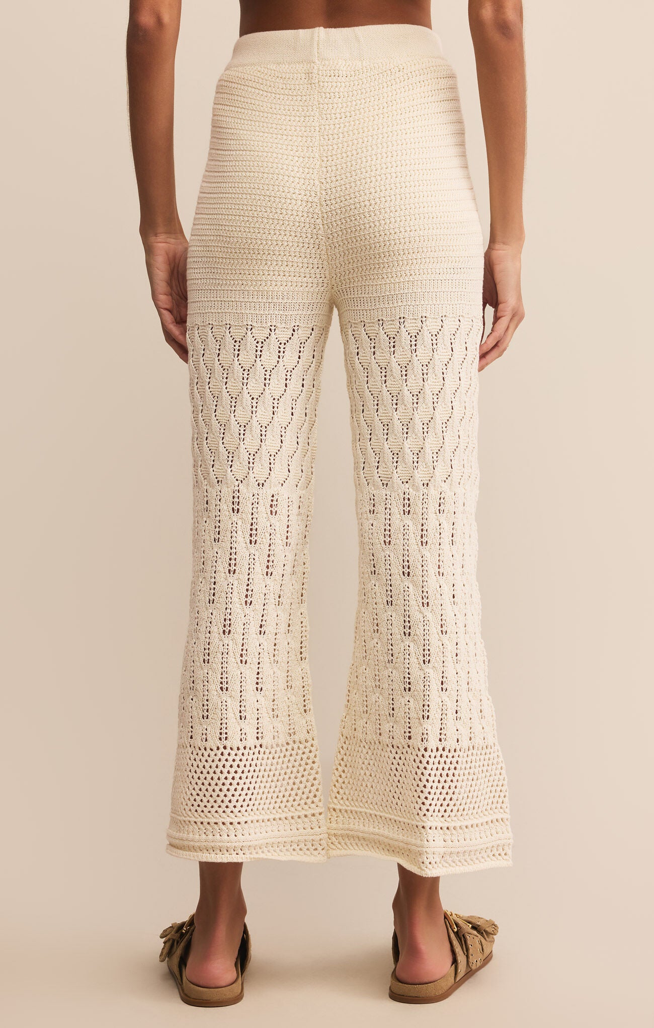 Adia Crochet Pant Sea Salt