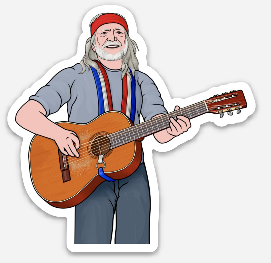 Our Man Willie Sticker
