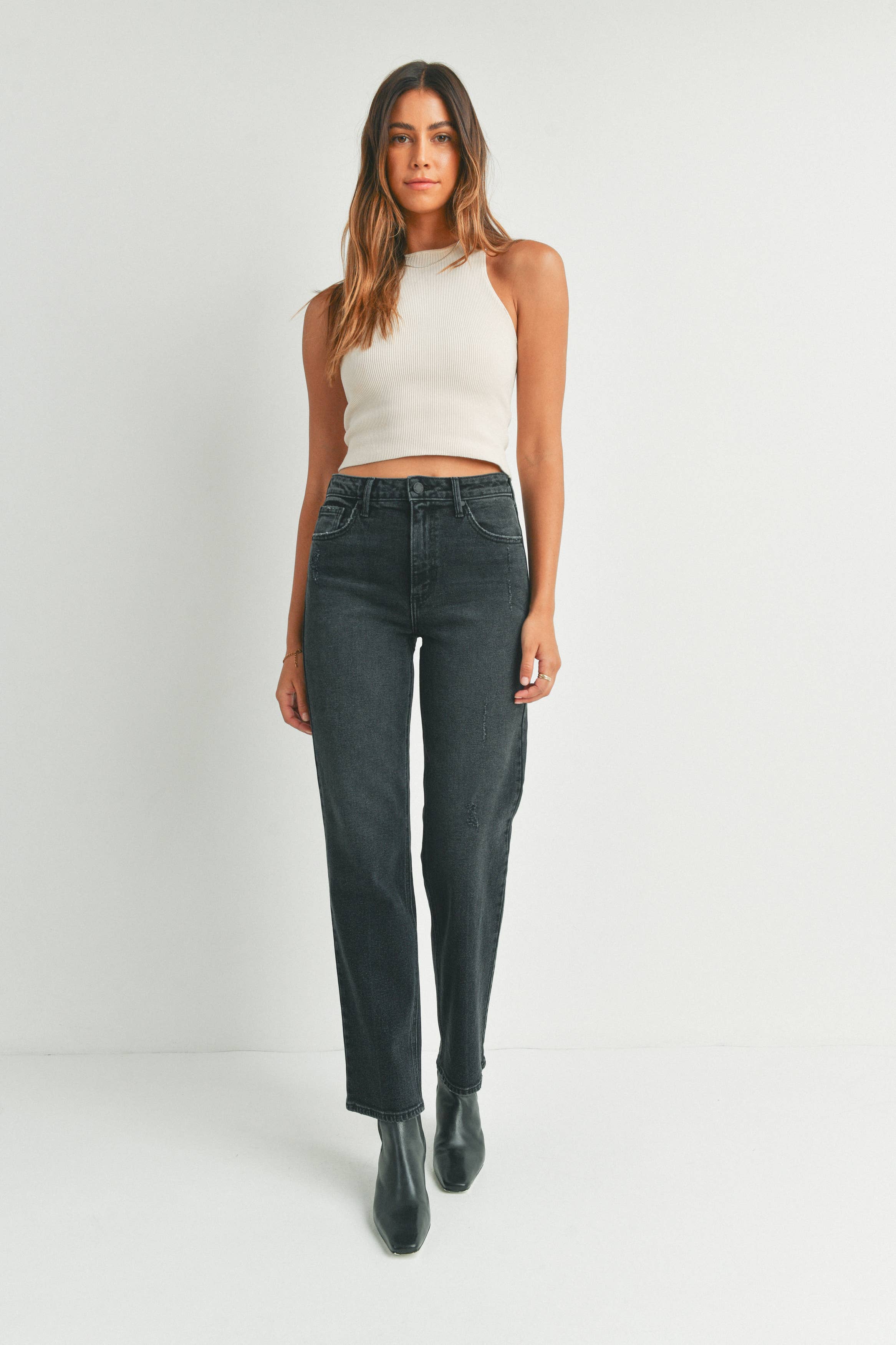 The Everything Straight - Washed Black