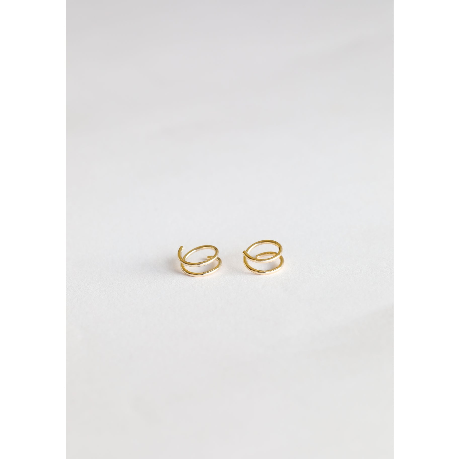 Minimalist Spiral Earrings