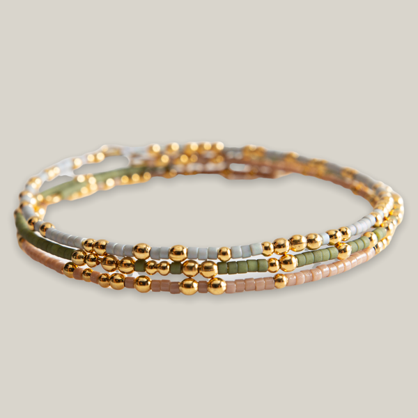 Memory Wire Fidget Beads Bracelet 