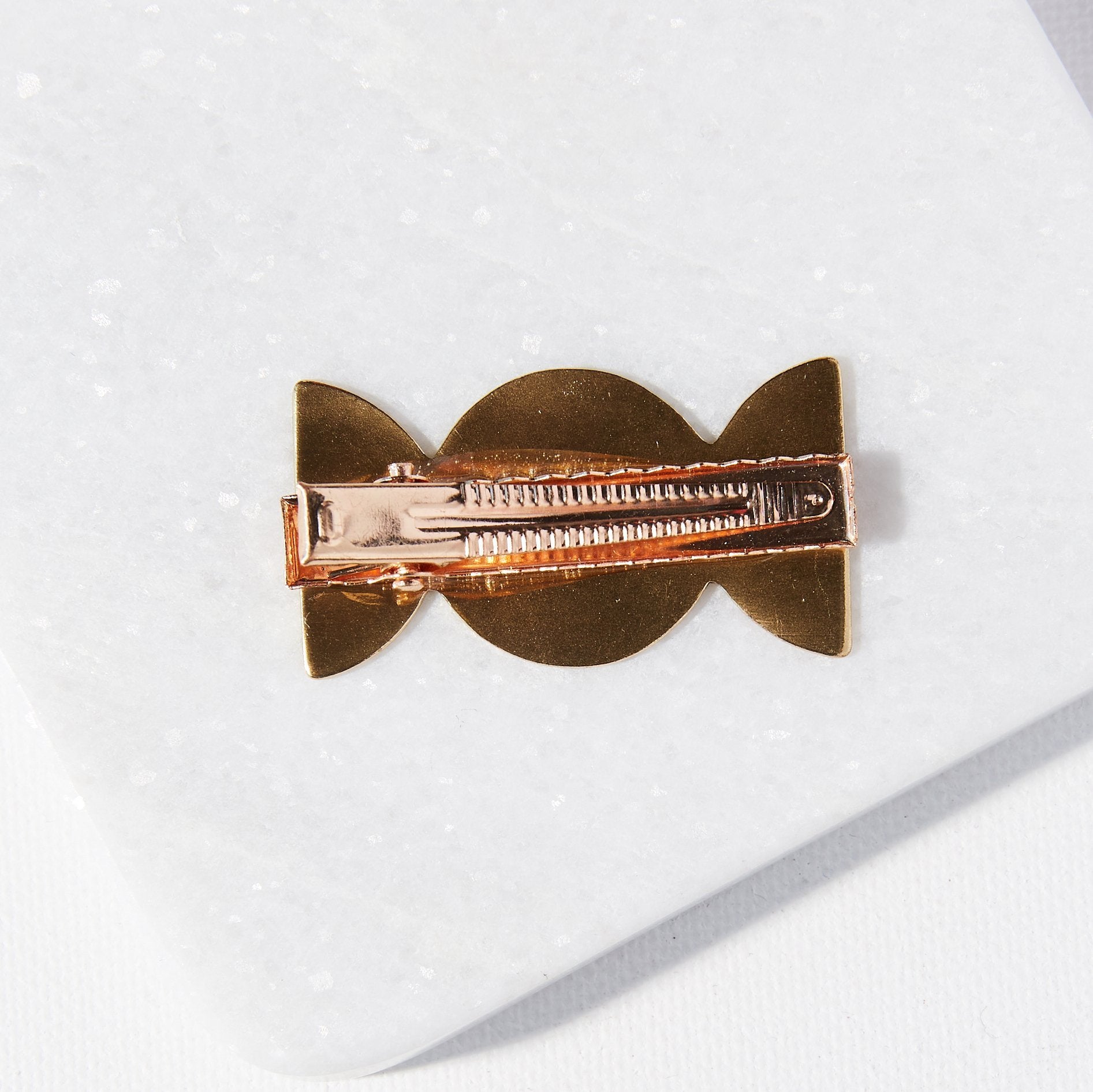 Brass Solid Scalloped Edge Clip **FINAL SALE**