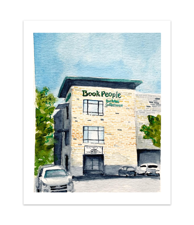 Coloring ATX Postcard