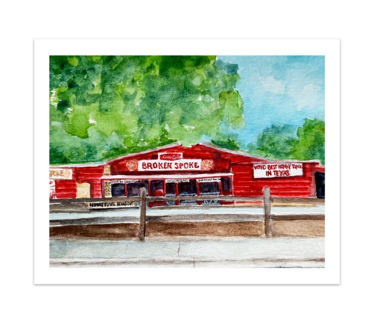 Coloring ATX Postcard