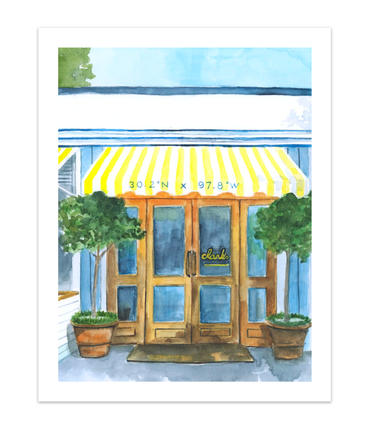 Coloring ATX Postcard
