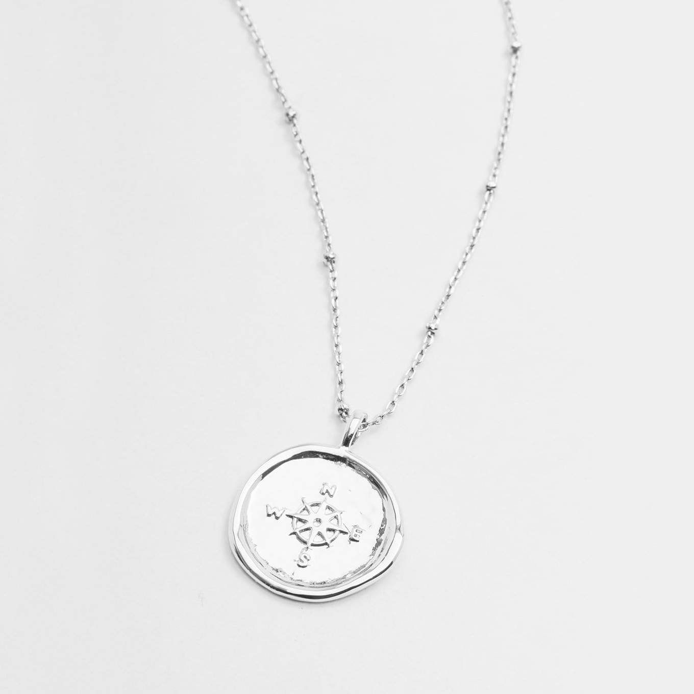 Enamel Coin Necklace