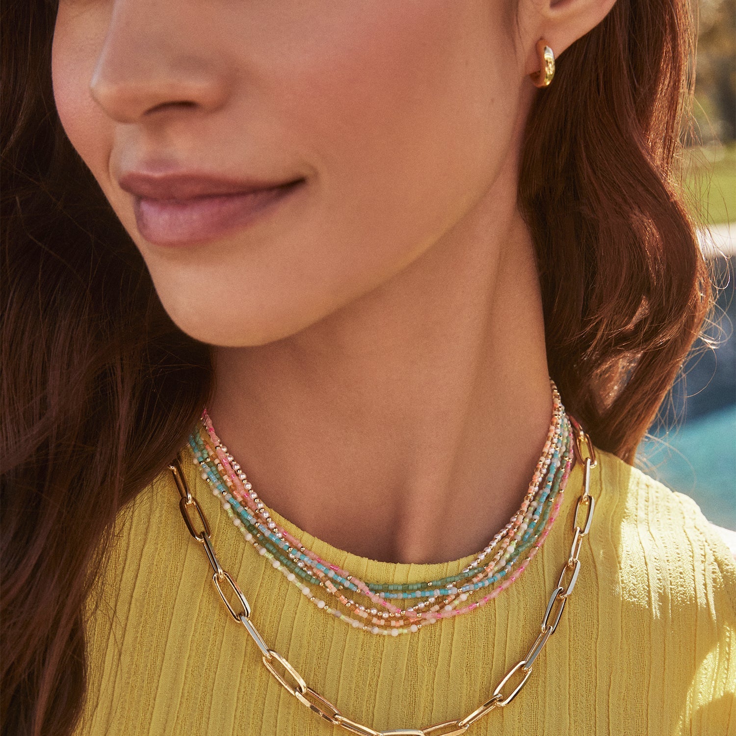Poppy Gem Necklace