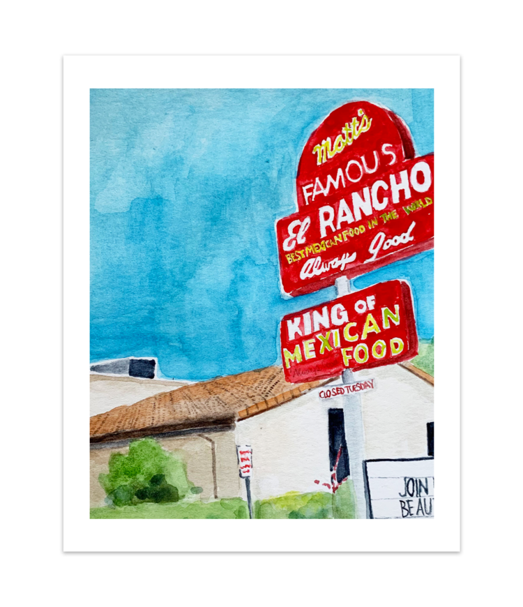 Coloring ATX Postcard