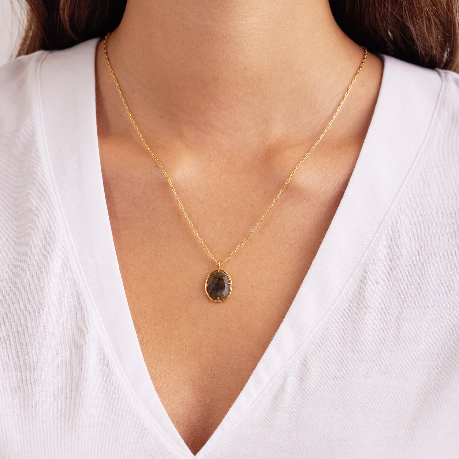 Power Gemstone Aura Necklace