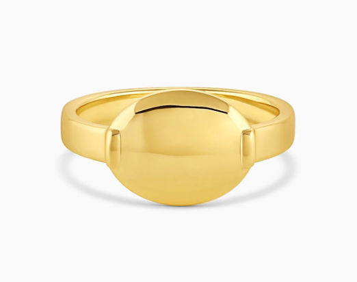 Gorjana 2025 signet ring