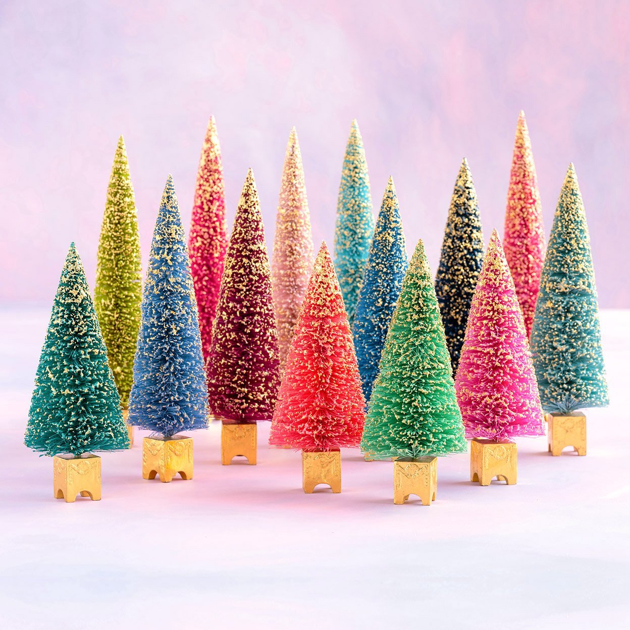 Large Gilded French Forest Sisal Tree