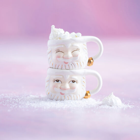 Papa Noel Mug Glitterville Santa