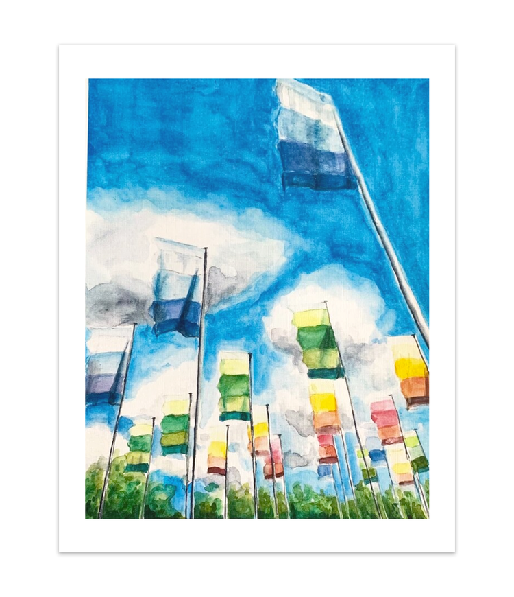 Coloring ATX Postcard