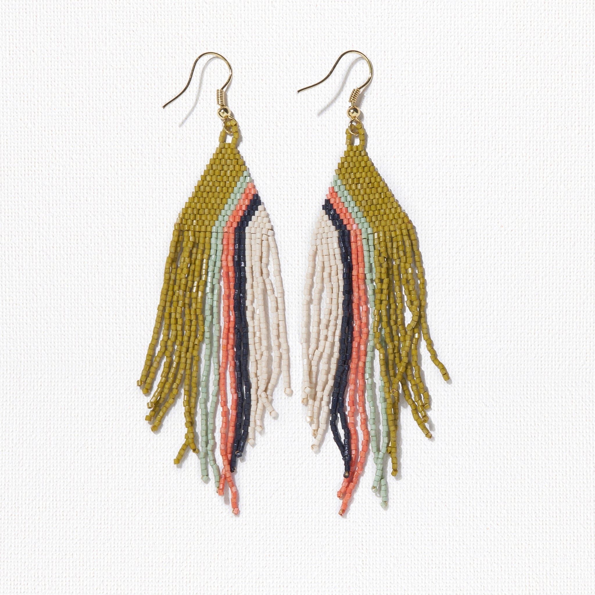 Josie Fringe Stripe Earrings