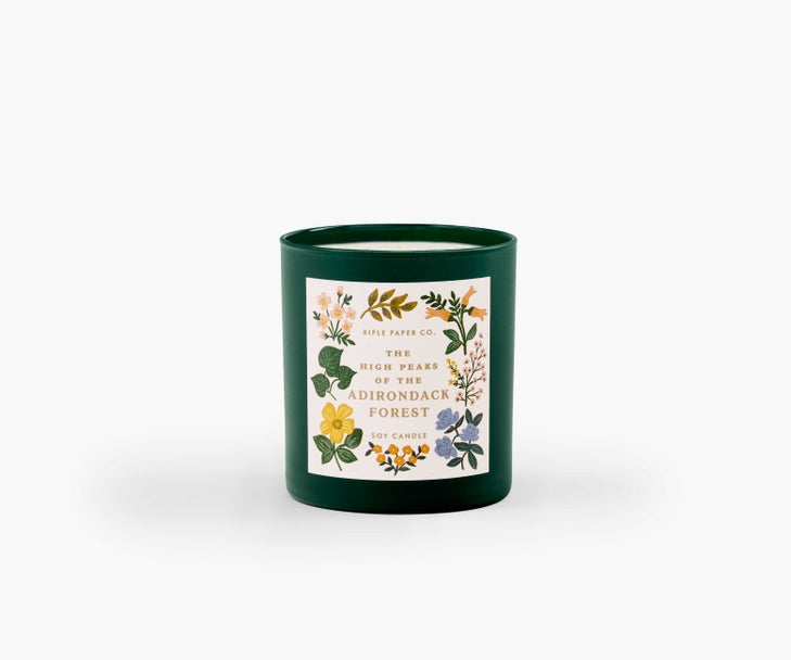 The High Peaks of Adirondacks Forest Candle