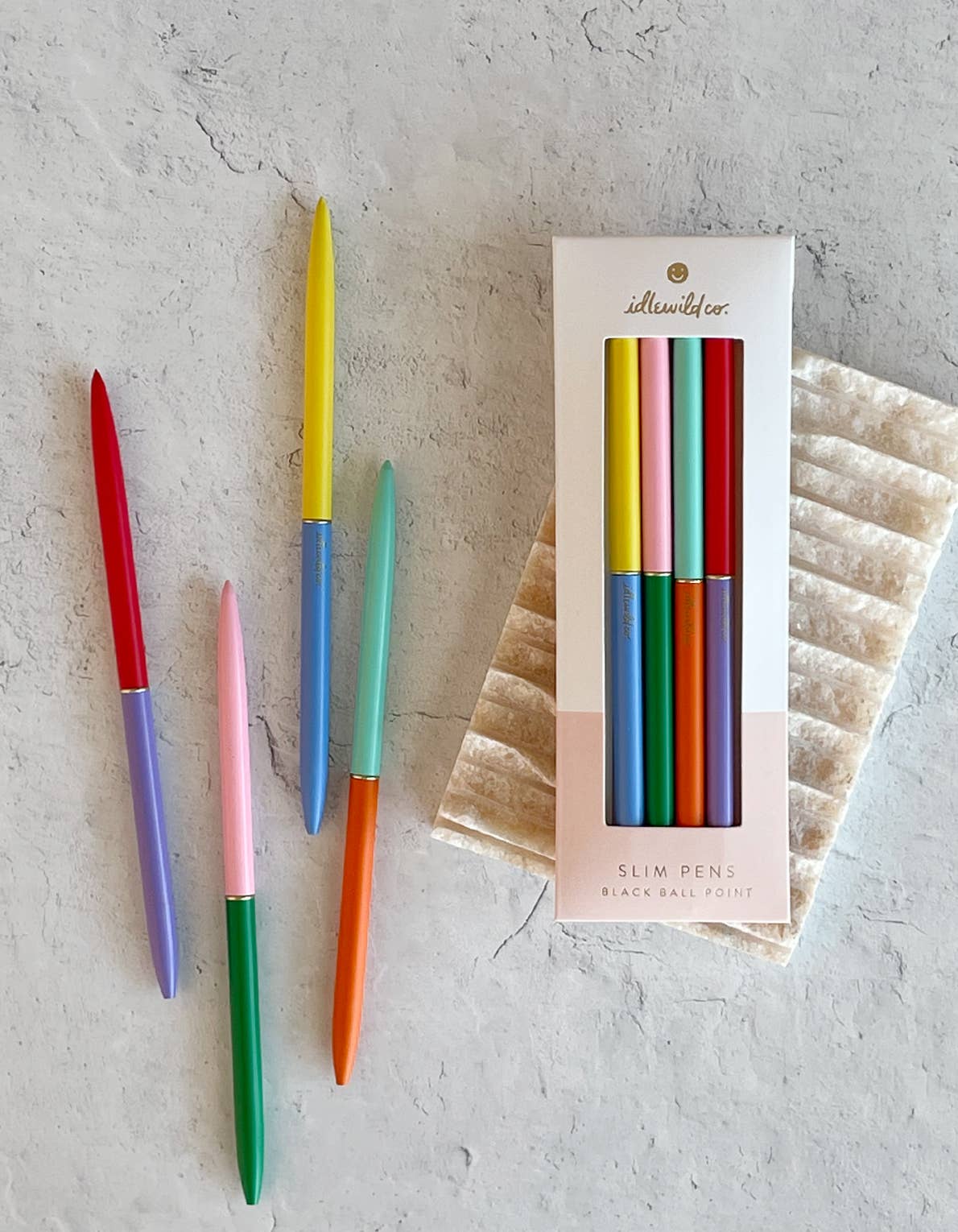 Rainbow Duotone Slim Pen Set