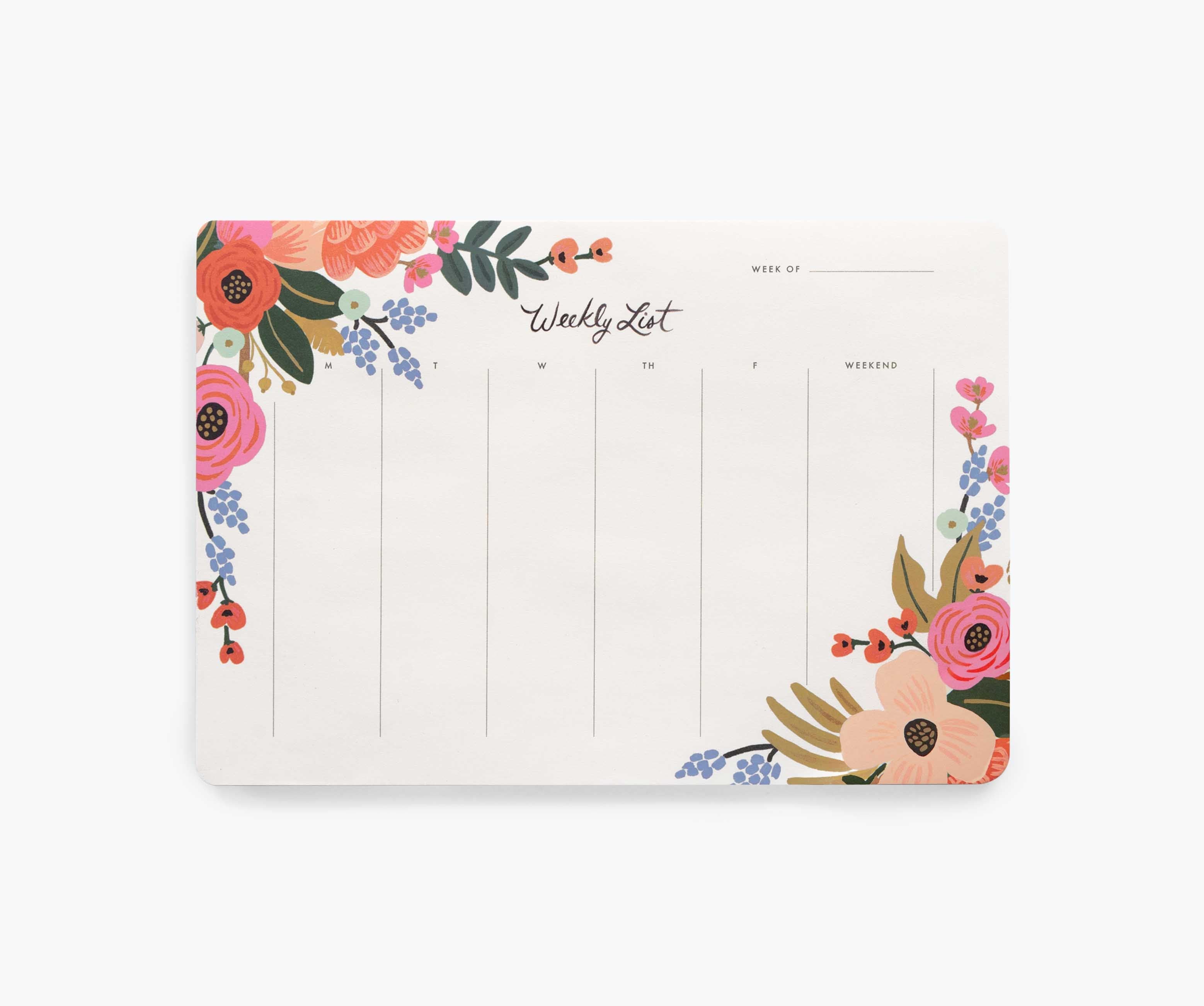 Rifle Paper Co. Weekly Desk Pad