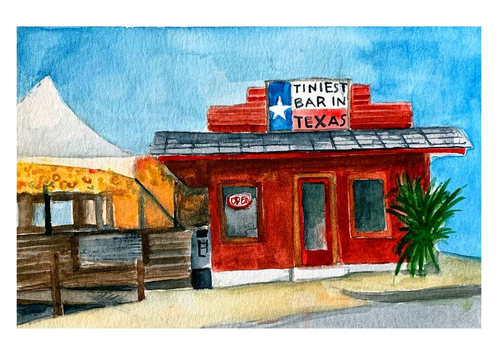 Coloring ATX Postcard