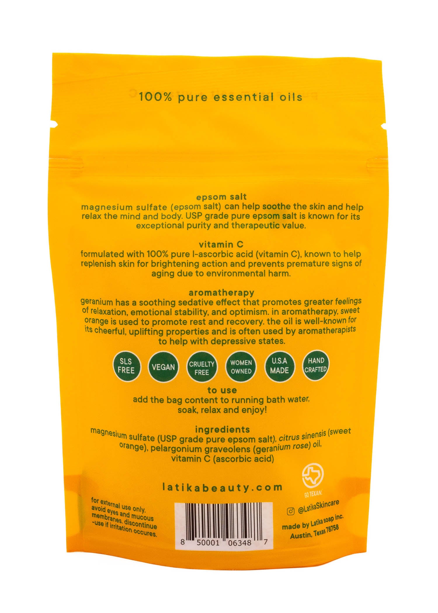 Vitamin C Bath Soak